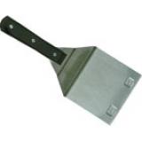 Spatula, stainless steel, 5, 127mm, black handle, for 4 1 \ Лопатка нержавеющая 127мм с черной ручкой для мяса 4:1(Гамбургер Роял)