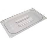 GN lid 1/3, PC L326xW177mm, transparent \ Крышка GN 1/3 с ручкой, прозрачная, 326x177мм