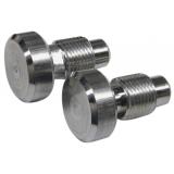 Screw (pkg 2), aluminium \ Установочный винт (набор 2 шт.), алю миний