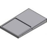 Freezer cover GSFP-520 freezer 456x720 mm (self closing) \ Крышка нерж. для морозильника GSFP-520 456 * 720 мм