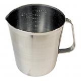 Measuring cup, 1 litre stainless steel, for liquid egg