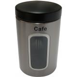 Container, lacquered steel, O110xH175mm, for coffee powder,